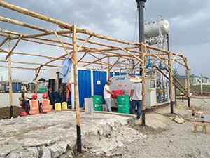 Sitio de proyecto en Kenia