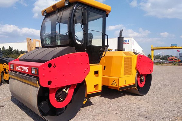 Compactadora Tándem, Rodillo Vibratorio de Doble Tambor 
